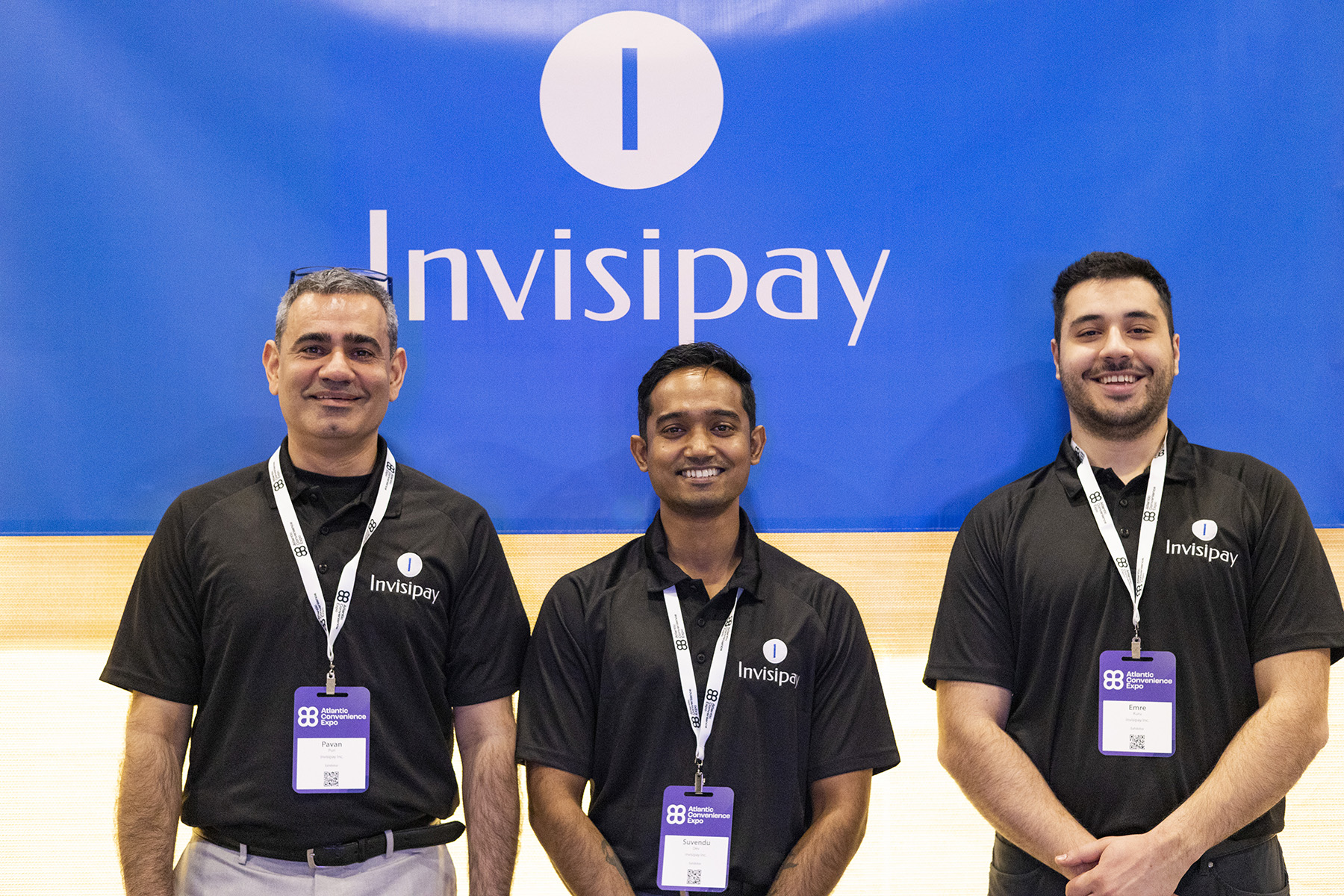 Invisipay team at an industry event